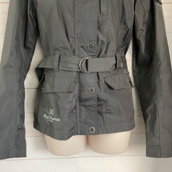 Horze Crescendo Sz M Equestrian Gray Utility Jacket - Picture 5 of 14